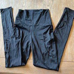 Black high rise leggings